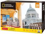 3D Puzzel - National Geographic  St. Pauls Cathedral (107, Hobby en Vrije tijd, Denksport en Puzzels, Verzenden, Nieuw