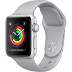 Apple Watch Series 3 38mm Zilver | Witte sportband | SALE!, Telecommunicatie, Mobiele telefoons | Toebehoren en Onderdelen, Ophalen of Verzenden