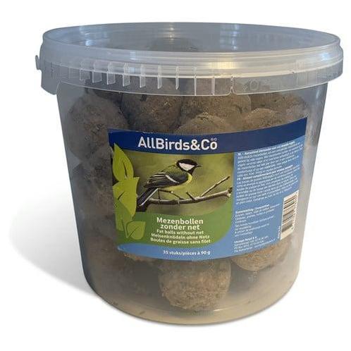 AllBirds&Co Mezenbol zonder net 35 stuks a 85 gram, Dieren en Toebehoren, Dierenvoeding, Ophalen of Verzenden