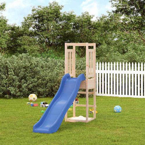 vidaXL Speelhuis massief grenenhout, Kinderen en Baby's, Speelgoed | Buiten | Speeltoestellen, Nieuw, Verzenden