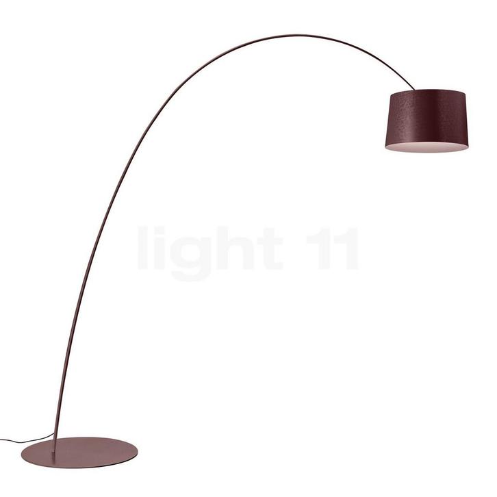 Foscarini Twiggy Elle Booglamp LED, bourgondisch rood, Huis en Inrichting, Lampen | Vloerlampen, Nieuw, Verzenden