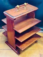 Rek - Verschillende dienbladen - Hout, Messing, Antiek en Kunst