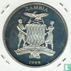 Zambia 5000 kwacha 1999 (PROOF) Princess Diana with Nels..., Postzegels en Munten, Verzenden, Overige landen, Losse munt, Goud