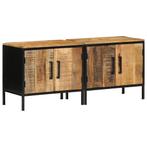 vidaXL Nachtkastjes 2 stuks 50x30x45 cm Massief Hout Mango, Verzenden, Nieuw, 45 tot 65 cm, Minder dan 55 cm