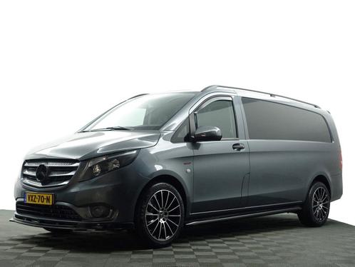 Zakelijke Lease |  Mercedes-Benz Vito 116 CDI XL AMG Night E, Auto's, Bestelauto's, Dealer onderhouden, Lease, Zwart, Handgeschakeld