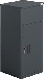 Nieuw - Pakketbrievenbus - Brievenbus - XL -Metaal - Zwart, Tuin en Terras, Brievenbussen, Ophalen, Nieuw, Rvs, Staande brievenbus