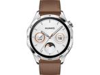 Huawei Watch GT 4 46mm Zilver (Bruin), Verzenden, Zo goed als nieuw