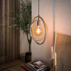 *WOONWINKEL* Cirkel Hanglamp Metaal Beige, Verzenden, Nieuw