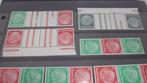 Duitse Rijk 1933 - Hindenburg wafels se-huurders compleet -, Gestempeld