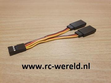 rc boot splitterkabel met servo stekkers.(verzending € 1,75) beschikbaar voor biedingen