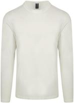 Profuomo Longsleeve T-Shirt Off White maat L Heren, Kleding | Heren, T-shirts, Maat 52/54 (L), Verzenden, Wit, Nieuw