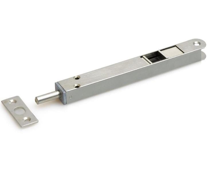 Nagelkantschuif afgerond 100x14x11mm staal vernikkeld, Doe-het-zelf en Verbouw, Hang- en Sluitwerk, Verzenden