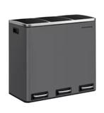 Prullenbak 3×18L – Softclose Pedaalemmer met Compartimenten, Huis en Inrichting, Woonaccessoires | Prullenbakken, Verzenden, Nieuw