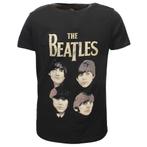 The Beatles John Paul George Ringo Faces T-Shirt - Officiële, Verzenden, Nieuw