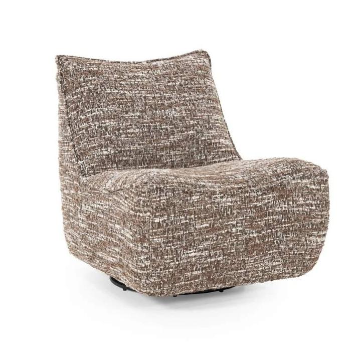 Fauteuil Loys - Bruin Barkley - 96172 - fauteuils, Huis en Inrichting, Stoelen, Nieuw, Stof