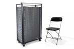 Supercombi | 50x klapstoel Milo + trolley, Huis en Inrichting, Stoelen, Ophalen of Verzenden, Nieuw, Kunststof