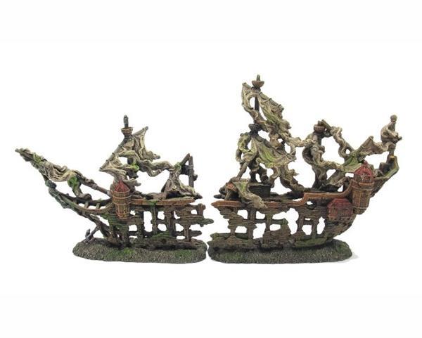 Scheepswrak geraamte OS-0018 - aquarium decoratie, Dieren en Toebehoren, Vissen | Aquaria en Toebehoren, Sierelement, Nieuw, Ophalen of Verzenden
