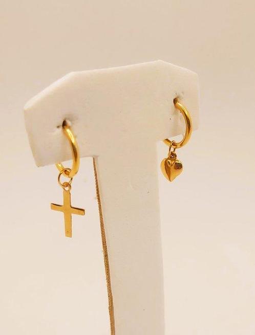 Zonder Minimumprijs - Oorbellen - 19.2 kt. Geel goud, Sieraden, Tassen en Uiterlijk, Oorbellen