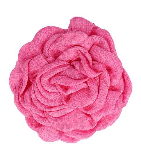 Duckklem Bloem Roos 10cm Fuchsia Roze, Sieraden, Tassen en Uiterlijk, Uiterlijk | Haarverzorging, Verzenden
