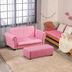 TRUUSK Kinderfauteuil Met Voetenbank, Kinderbank Met Kruk, K, Verzenden, Nieuw