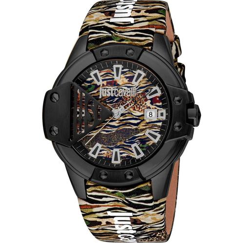 Just Cavalli - JC1G260L0065 - black, Sieraden, Tassen en Uiterlijk, Horloges | Dames, Verzenden