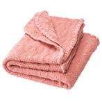 Disana - wollen (wikkel)deken 80x100cm gebreid Soft Pink, Kinderen en Baby's, Nieuw