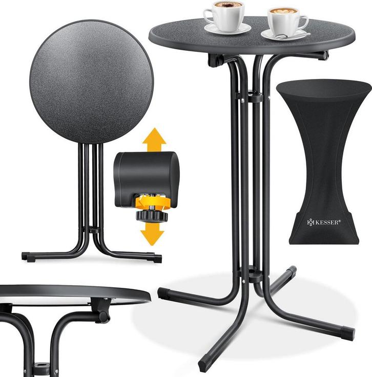 Statafel - Bartafel - Statafelrok - Partytafel - 110cm - Zwa, Tuin en Terras, Overige Tuin en Terras, Nieuw, Verzenden