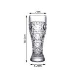 Bierglas met Handvat 330ml / 500ml – Gesneden Glas voor Bier, Verzenden, Nieuw