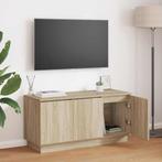 vidaXL TV-kast Sonoma Eiken 100 x 38 x 49 cm Bewerkt hout, Minder dan 50 cm, Verzenden, Nieuw, Minder dan 100 cm