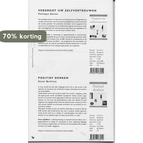 POSITIEF DENKEN 9789077538012 S. Quilliam, Boeken, Psychologie, Zo goed als nieuw, Verzenden