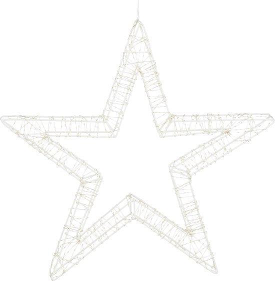 2dekans | Luca Lighting Ster Hangend met Warm Witte LED, Diversen, Kerst, Zo goed als nieuw, Ophalen of Verzenden