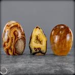Aardse schatten in harmonie – Aragoniet, Septarien-Druse &
