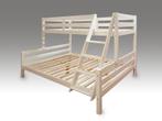 Massief houten drie persoons stapelbed