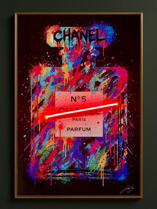 LEDMansion - Drip N°5 V.1. | Led Wall Artwork, Antiek en Kunst, Kunst | Designobjecten