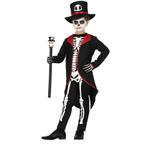 Elegante Skelet Halloween Kostuum Kind, Verzenden, Nieuw
