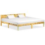 vidaXL Bedframe massief gerecycled hout 200x200 cm, Bruin, Verzenden, Overige maten, 200 cm