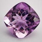 Zonder Minimumprijs Amethist - 21.90 ct - Antwerp Laboratory, Sieraden, Tassen en Uiterlijk, Edelstenen, Nieuw