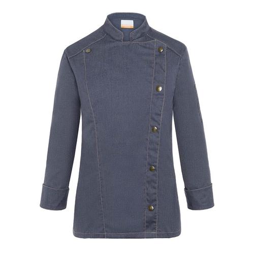 GGM Gastro | (6 stuks) KARLOWSKY | Dames Koksjas Jeans Stijl, Huis en Inrichting, Keuken | Textiel, Zwart, Nieuw, Overige typen