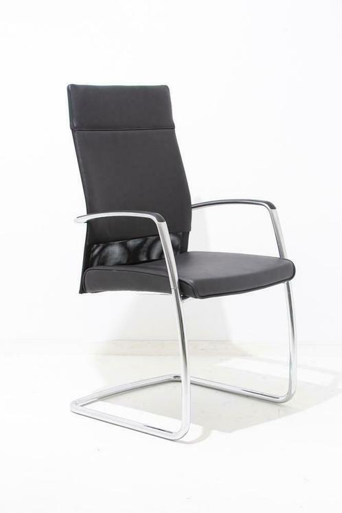 Comforto D9018 sledestoel zwart leer gebruikt € 250,00 p.st, Zakelijke goederen, Kantoor en Winkelinrichting | Kantoormeubilair en Inrichting