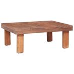 vidaXL Salontafel 60x45x23 cm massief mahoniehout, Minder dan 50 cm, 50 tot 100 cm, Verzenden, Nieuw