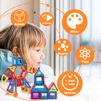 106 Stuks Magnetische Bouwstenen Educatief Magnetisch Speelg