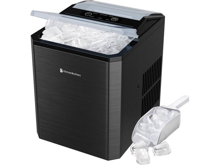 KitchenBrothers - IJsblokjesmachine - 1L - 9 ijsblokjes in 8, Huis en Inrichting, Woonaccessoires | Overige, Nieuw, Verzenden