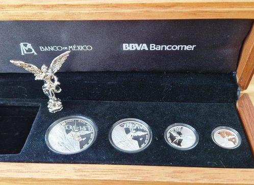 Mexico. 2015 Mexican Libertad 4 Coins Proof Set with a, Postzegels en Munten, Munten | Europa | Niet-Euromunten
