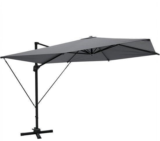 Tweedekans | LifeGoods Parasol - 300x300 cm - Kantelbaar - 7, Tuin en Terras, Zonneschermen, Zo goed als nieuw, Ophalen of Verzenden