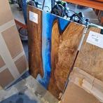 Epoxy eettafel 120x75, Blauw, 2025, Nieuw