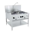 Gas Woktafel 2x17kw + 1x9kw, Ophalen of Verzenden, Nieuw in verpakking