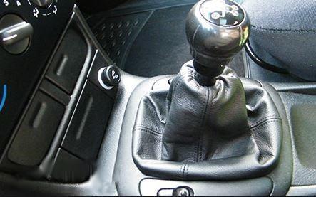 Opel Vectra B - Leder pookhoes met frame., Auto diversen, Autohoezen, Op maat, Nieuw