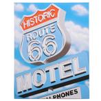 Emaille plaat Route 66 reclame - Metalen wand plaatjes, Hobby en Vrije tijd, Feestartikelen, Nieuw, Ophalen of Verzenden