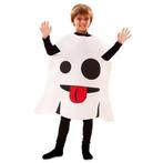 Emoticon kostuum spook - kind, Verzenden, Nieuw, Feestartikel
