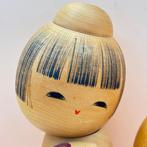 Set vintage kokeshi ondertekend door Satou Suigai, Antiek en Kunst, Curiosa en Brocante
